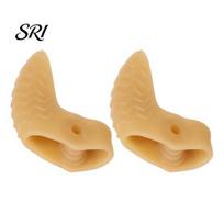 Foot Pain Relief Spacer 1 Pair Toe Separator for Overlapping Toes, Soft SEBS Bunion Corrector, Double Corrector Hole Hallux Valgus, Breathable