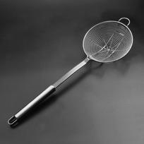 Nerūdijančio plieno kiaurasamtis Didelė skylutė Maisto Filtravimo Sieto Įrankis Kaušas Šaukštas Nupilti Skimeris Virtuvė 14cm-double hook