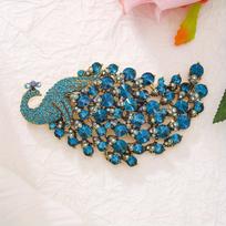 Luxurious Rhinestone Peacock Brooch - Vintage Gorgeous Design, Unisex, Ladies Elegant Fashion Jewelry