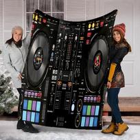 Dj Turntable Blanket Soft Comfortable All Seasons Perfect Sofa Office Naps Trips Birthday Gift Christmas Present 80cm x 120cm