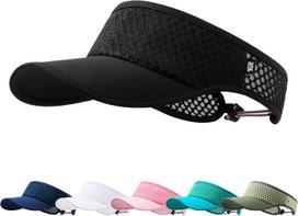 Wide Brim Sun Visor Hat for Men Women - Quick Dry, Adjustable, Lightweight for Golf Tennis Pickleball Beach United States