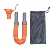 with Carry Bag Outdoor Drinking Water Pipe Expandable Camping Bucket Diversion Pipe  Car Park oranžinė