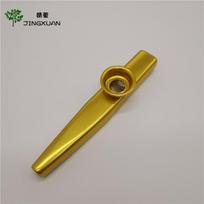 Metal Kazoo Musical Instrument with 10 Replacement Membranes and Carrying Tube Suitable for Early Childhood Education and Percussion Ensembles One Size auksas