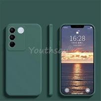 For Vivo T2  Liquid Silicone Case Cover for Vivo T2 Coque Funda Shell Soft TPU Back Bumper for Vivo T2 For Vivo T2
