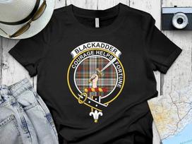 Blackadder Scottish Clan Crest Tartan T-Shirt Sweatshirt S