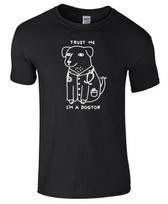 Trust Me I'm a Dogtor Funny Gift Vet Doc unisex kids/adults Top T-shirt 4XL