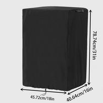 Popcorn Maker Cart Cover Waterproof Popcorn Machine Protective Cover 420D Oxford Cloth Replacement Parts With Windproof Buckles