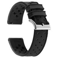 18/20/22mm Tropic Silicone Watch Straps for Seiko for Oris for Omega Quick Release Band Diving Waterproof Sports Rubber Bracelet 18mm&Silver Buckle juoda