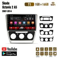 2 Din Android automobilinis radijas Carplay skirtas Skoda Octavia 2007-2014 automobiliniam daugialypės terpės vaizdo grotuvas Navigacija GPS WIFI Android 2 Din 2+32GB 1+16GB
