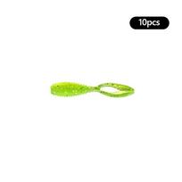 10 vnt. Mini dviuodegės žūklės masalas, minkštas masalas, mažas minkštas vabzdžių bioninis masalas 3.5cm/0.4g/10pcs