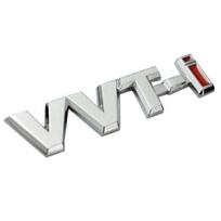 Metalinis Vvti raidžių logotipas Automobilio lipdukas Emblema Ženklelis Apdaila Toyota Camry sidabras