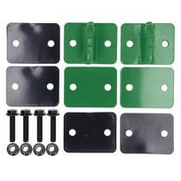 2 Set Tractor Bucket Grab Hook Set 3/8in Grade 70 Alloy Steel Tractor Bucket Hook for RV UTV 15000LB Green