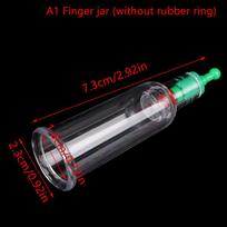 Silicone Cupping Massage Health B7 Cans Vacuum Cupping Chinese Medicine Ventosa Terapia Plastic Cup Finger Small Gas 7.3*2.3cm black