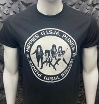 GISM Punks Is Hippies T-Shirt Japanese Hardcore Metal Punk Cult Unisex Tee 4XL