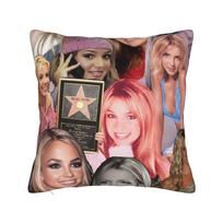 Britneys Spears  Pillow Cover  Soft Cushion Cover Cute Funny Pillow Case For Wedding Party Home Decor 12x12Inch