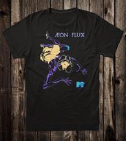 Retro Art Tee  Cotton Aeon Flux Liquid Television Cartoon Unisex T-Shirt XL