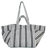 Dot and Stripe Monopia Multi-Stripe 2-Way Tote Bag, DS-14101, Women's, Black
