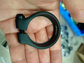 Bontrager Original Locking  Tube Clamp Taiwan Made Aluminum Alloy Material Mountain Bike Accessories  Post Clamp Used imperfect 36.4 seatpost clamp