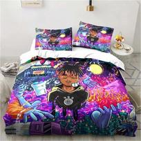 Rap Singer Juice Wrld 3D Print Bedding Set Single Twin Full Queen King Size Bed Set Adult Kid Bedroom Bedding Gift 135x200cm