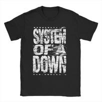 System Of A Down for Men Women T Shirts Heavy Metal Band Fun Tees Round Collar TShirt 100 Cotton Graphic Printed Clothes - Me... S įvairiaspalvis