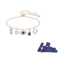 Swarovski Symbolica Rožinio aukso padengimo Apyrankės Moteriškos Mėlynos F-Original brand box (color random) rožinio aukso spalvos