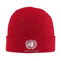 United Nations Knitted Hat  Beanie Hats Hippie Warm Soft Adult Unisex Bonnet Hats Autumn Design Vintage Caps Birthday Gift One Size