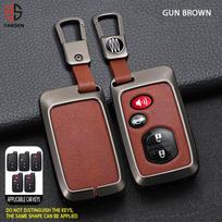Zinc Alloy Key Case Cover for Toyota Prius Aygo Corolla Yaris RAV4 Camry Land Cruiser Highlander Prado Avalon Fob Shell Keychain (as the picture,130mm)