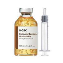 Kojic rūgšties, ciberžolės, niaciamido ampulė, švytinantis veido serumas nelygiam odos tonui ir pigmentinėms dėmėms prižiūrėti, , 30ml/1.01fl.oz 1PCS