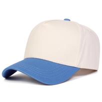 Unisex Light Panel Color Blocked Baseball Caps Spring Autumn Outdoor Adjustable Casual Hats Sunscreen Hat Sports Cap mėlyna