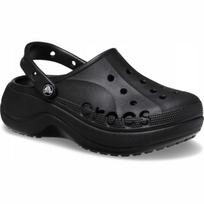 Saboti Crocs Baya Platform Clog for Women 38-39 EU - W8 US Black Classic Fashion Comfort Slip-On