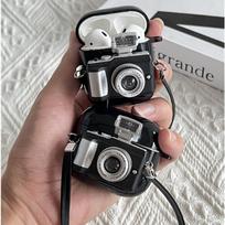 Vintage Camera Earphone Case For Apple Airpods Pro 1 2 Headphone Protective Case With Lanyard For AirPods 1th 2th 3th Generation for Airpods 1 of 2 juoda