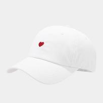 Simple Love Embroidery Baseball Cap Sun Protection Breathable Sun Hat Adjustable Sunshade Hat Men And Women