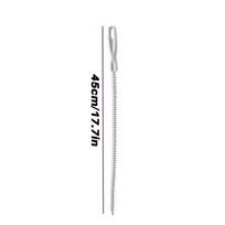 1-3pcs  flexible drain hair removers, pipe hair cleaning, drain cleaning brushes, 45/60 cm, toilet unclogging, blockage removal