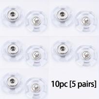 5/10Pairs Ultra Transparent Invisible Button - Fixed, Invisible Clip, Suitable for Sweaters and Shirts, Anti Exposure Design 1.8mm