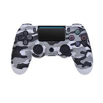 Wireless Bluetooth Controller for PS4, Dual Motors Dual Vibration Gamepad Compatible with PS4