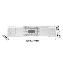 Crack Gauge Ruler Accurate Crack Monitoring Record Tool Clear Acrylic Crack Monitor Gauge For Monitoring Wall Deformation Cracks