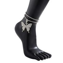 Statement Big Butterfly pakabukas karoliai AAAAA cirkonio grandinėlė moterims Bling teniso grandinėlė Choker karoliai vakarėlio papuošalai sidabras