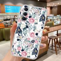 Flowers Pattern Case For Samsung Galaxy S23 S22 S21 S20 Fe S10 Plus Ultra Lite S9 S8 S7 Edge S10e 5g Soft Silicone Cover Case For Samsung S7 Edge