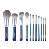 MyDestiny makiažo šepetėlis Azure Blue 11vnt Super Soft Fiber makiažo šepetėlių rinkinys Aukštos kokybės veido ir akių kosmetiniai rašikliai sintetiniams plaukams