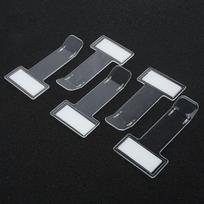 Car Offroad Windscreen Windshield Parking Ticket Permit Holder Clip Sticker 5PCS gray