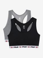 Fila Underwear Heritage Mood Sports Bra Top 2pack  Fi4itg1105fblk BLACK/085