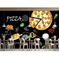 3D Picos Sienų Tapyba Picos Parduotuvės Tapetai, Nuimami Dideli Picos Ir BBQ Tapetai 200 cm(W) x 140 cm(H) gray