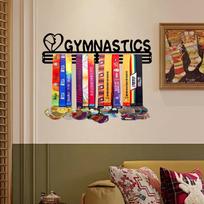 Kabyklų Laikiklis Organizatorius Tvirtas Juodas Geležinis Sieninis Lentyna Laikymo Stovas gymnastics black
