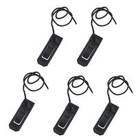 5Pcs Surfboard Fin Buckle Black Nylon Surfboard Longboard Surfing Fin Clip Water Divider Buckle Skeg Fin Lock Tail Clip