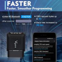vLinker MS Bluetooth OBD2 Scanner for iPhone, Android, Windows - Supports CAN Protocols United States