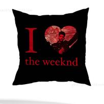 Singer T-The Weeknd  Pillow Case Anti-dustmite Pillowcase Invisible zipper silky short plush Sofa cushion cover 12x12Inch