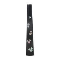 4/4 Size Violin Fingerboard Natural Ebony Wood Violin Finger Plate Fingerboard
