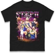 Stephen Curry Bootleg Mens T Shirt Womens Tops Tees Golden State Warriors Basketball Top 2XL