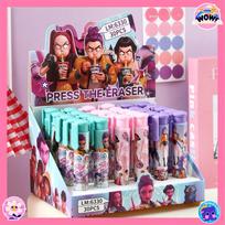 1/18 vnt. Raganų Medžioklės Komanda Spaudžiamasis Trintukas K-POP Rašiklio Tipo Korekcinis Trintukas Aukšta Gražuolė Pradinės Mokyklos Raštinės Prekės ranodm-1pcs