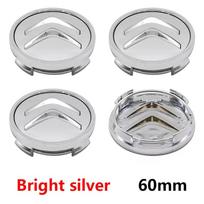 4 vnt. 60 mm Automobilio ratų centriniai dangteliai Ratlankių dangteliai Dangteliai emblema Citroen C5 X AIRCROSS C3 C4 C2 Berlingo Jumper Dispatch ami